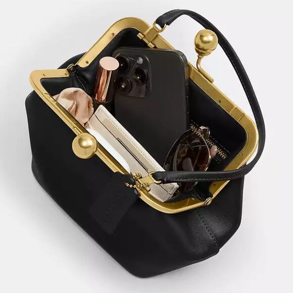 Coach Kisslock Frame Bag 16 - Picture 5 of 12